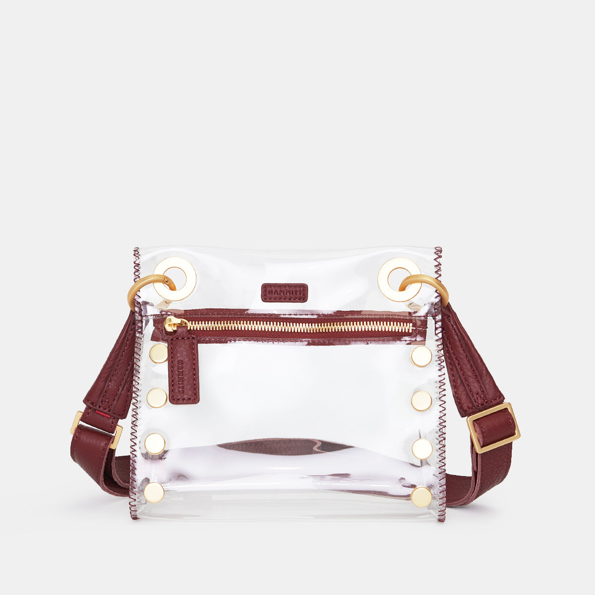 Initial Styles Gold & Clear Gameday Crossbody