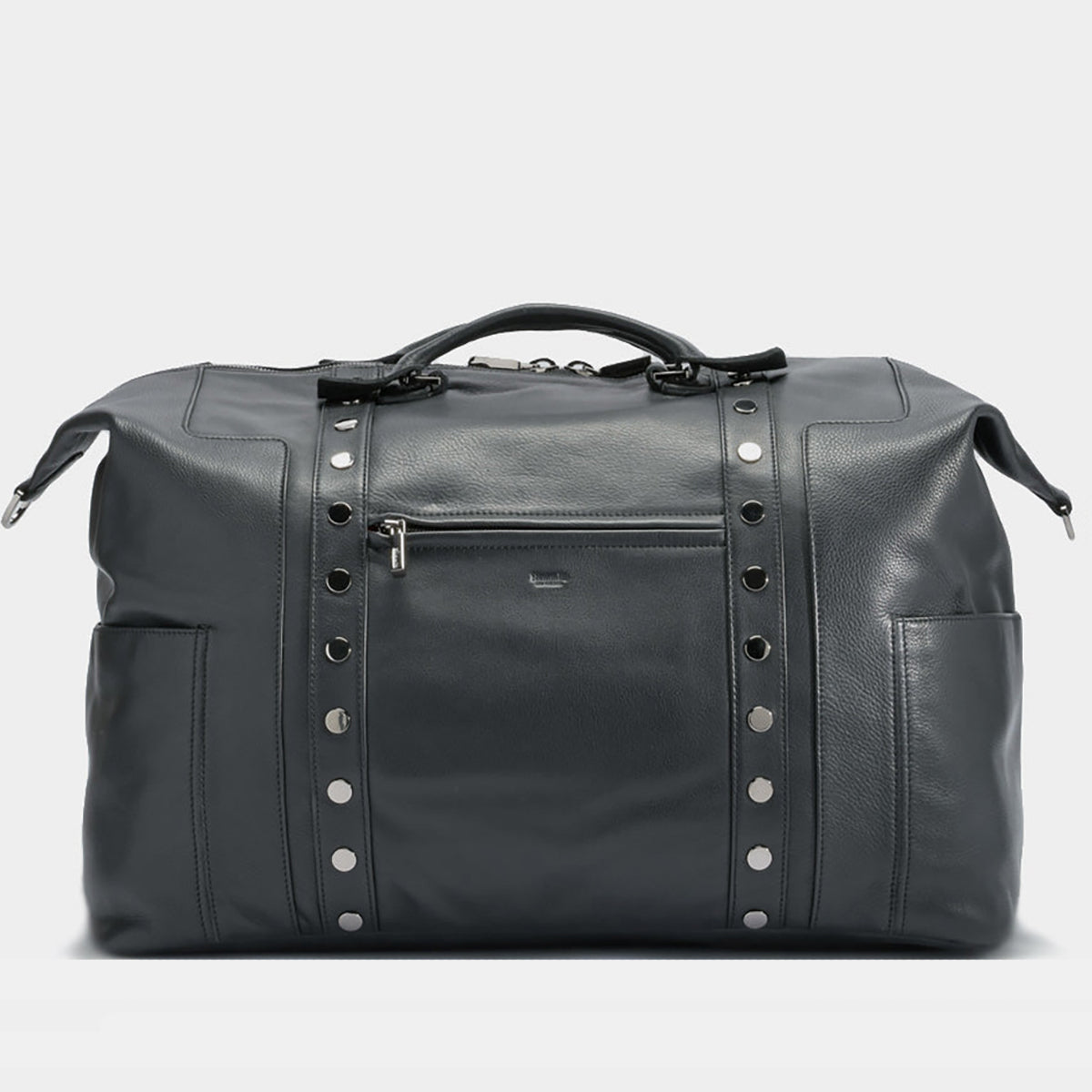 LAX Intl Travel Bag, Sleek Leather Duffel Bag