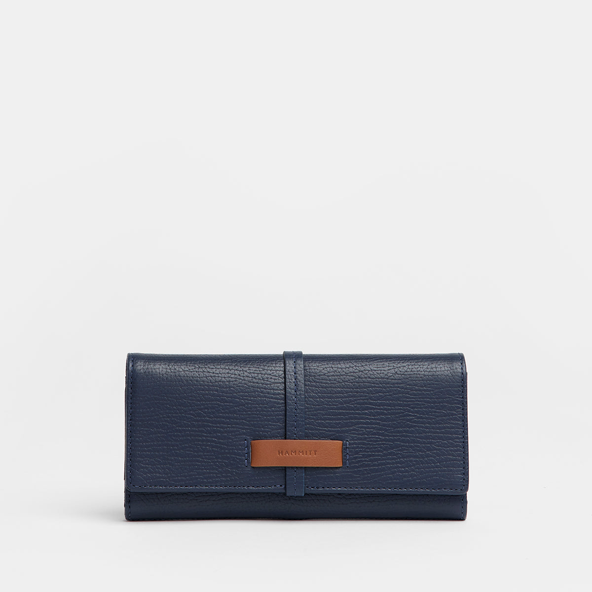 Benjamin Wallet Slim | Indigo Navy/Brushed Silver 840220508036