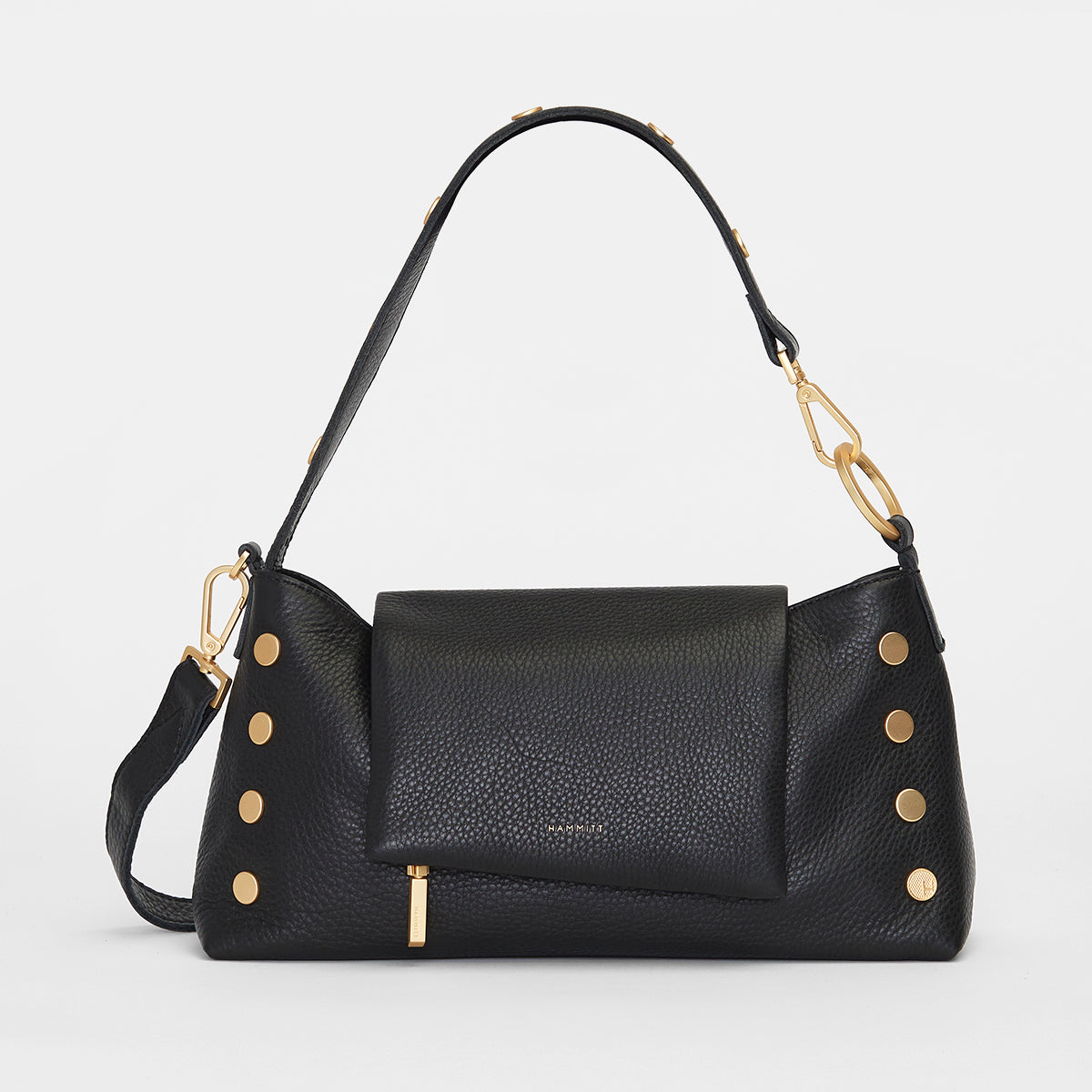 Hammitt Riveted Shoulder Strap Revival Collection Brushed Gold Straps