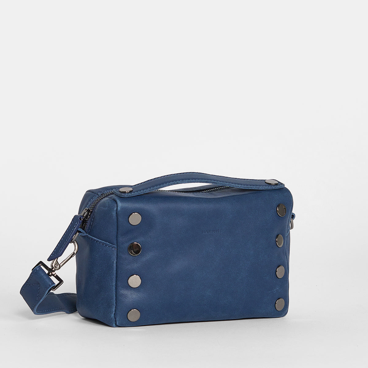 Evan Crossbody | Vintage Navy/Gunmetal | Sml