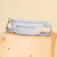 Charles Crossbody | Bluebird/Brushed Silver | Med