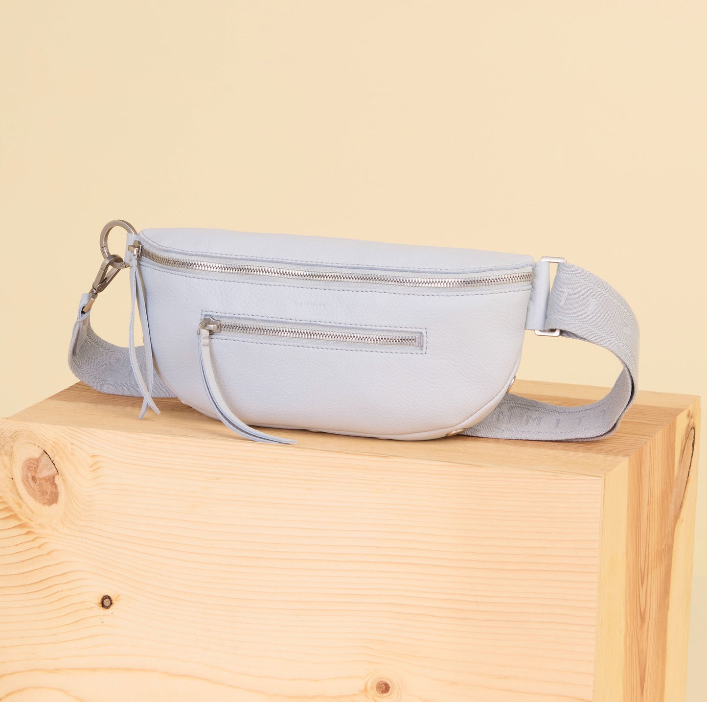 Charles Crossbody | Bluebird/Brushed Silver | Med