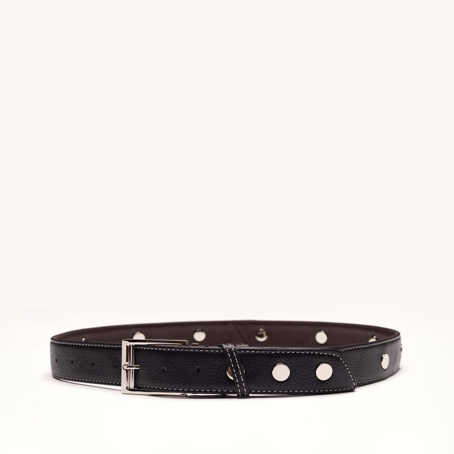 Charlie Rev Riveted Lrg-Tempo Black/Espresso Pebble-Font-View