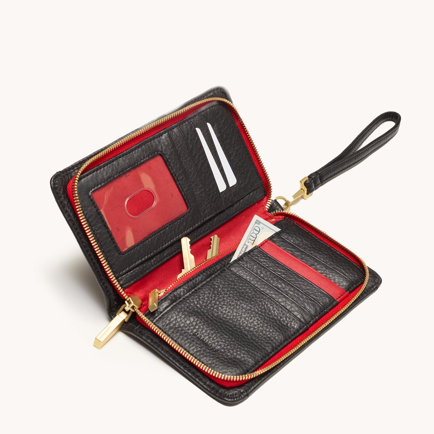 Bryant-Wallet-Black-BG-Red-Zip-Interior-View