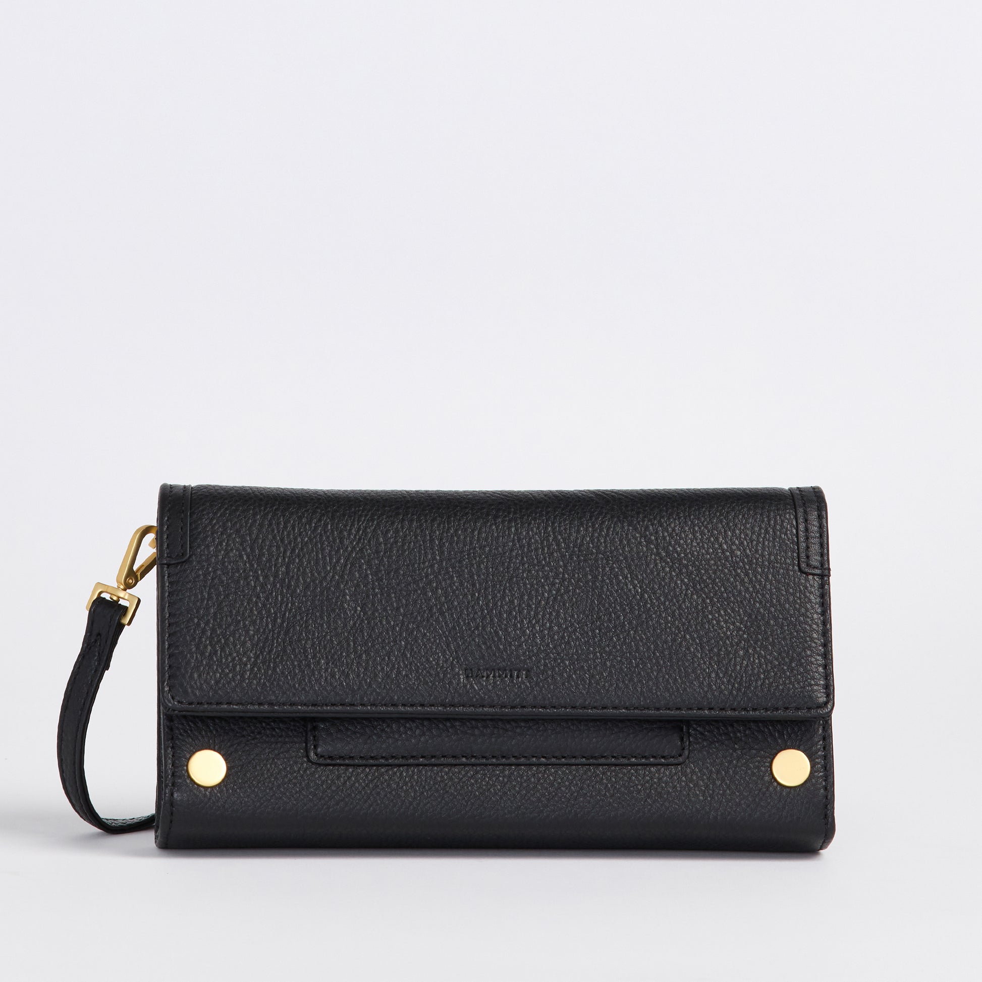 AJ-Crossbody-Clutch-Blk-BG-RZip-front-view