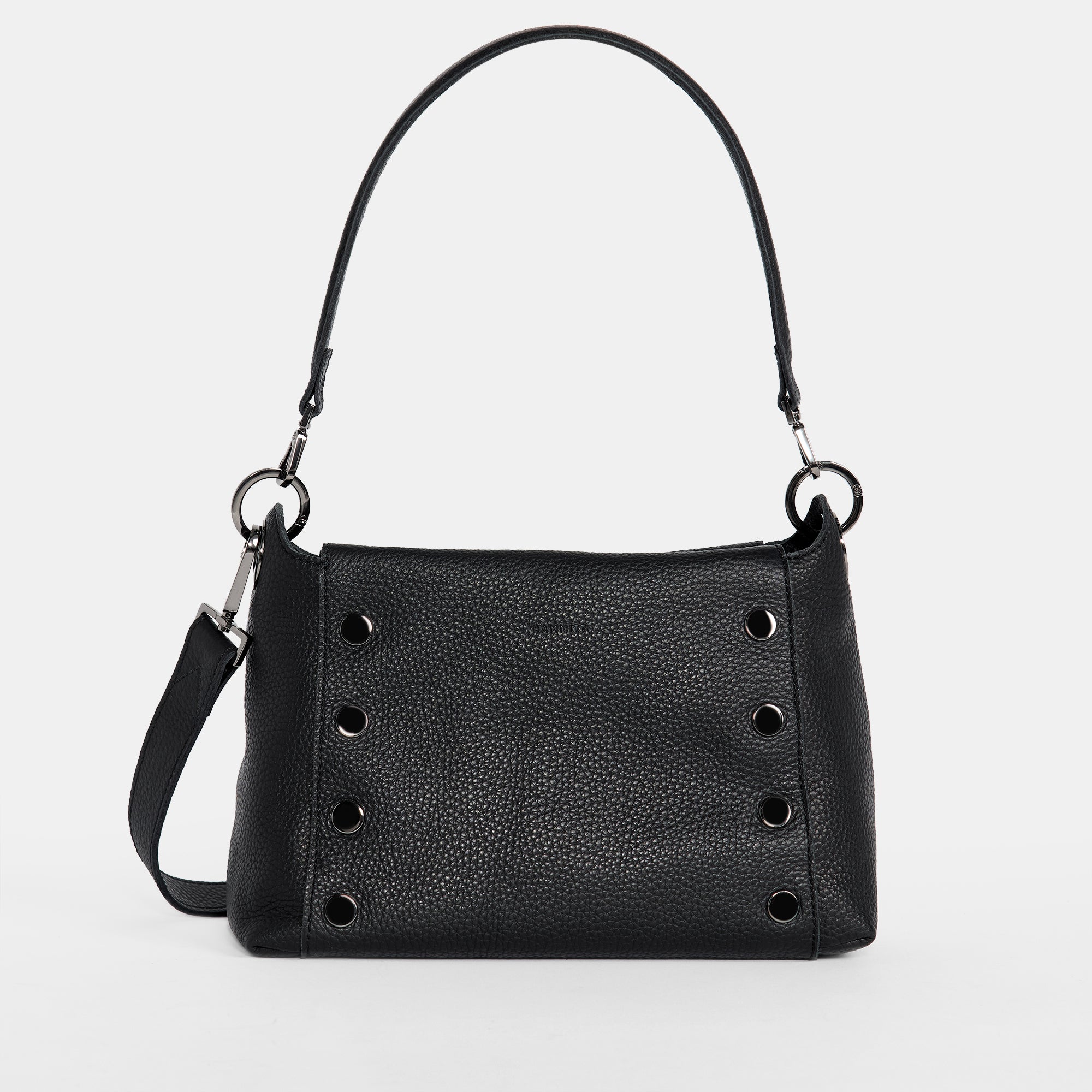 Bryant | Black Pebbled Leather Shoulder Bag | Hammitt – HAMMITT