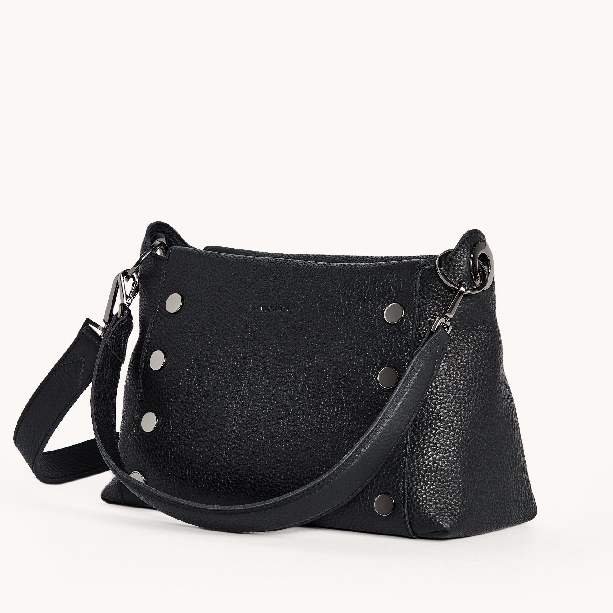 Bryant Black Pebbled Leather Shoulder Bag Hammitt HAMMITT