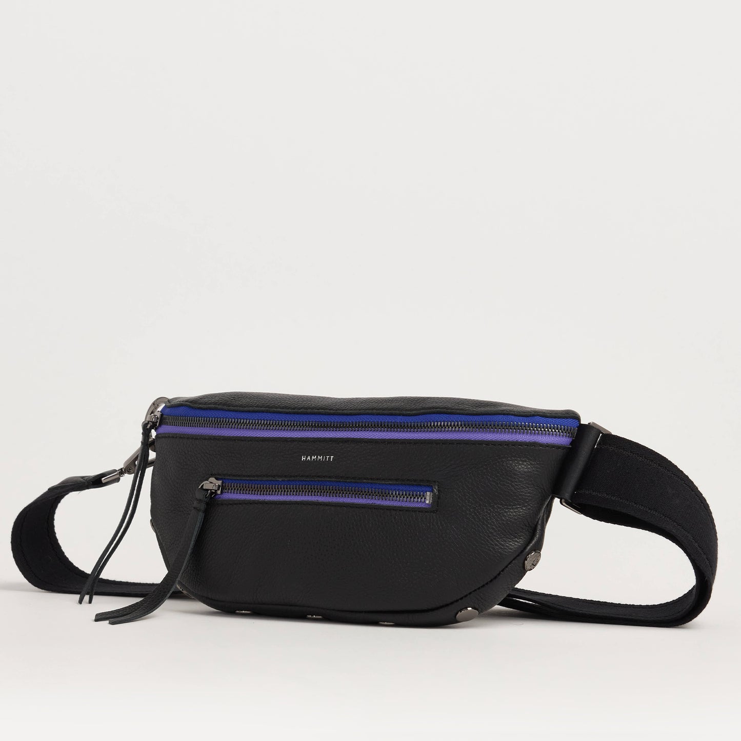 Charles Crossbody | Birthday Brite/Gunmetal-Purple Zip | Med