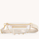 Charles Crossbody Clear | Calla Lily White/Brushed Gold | Med