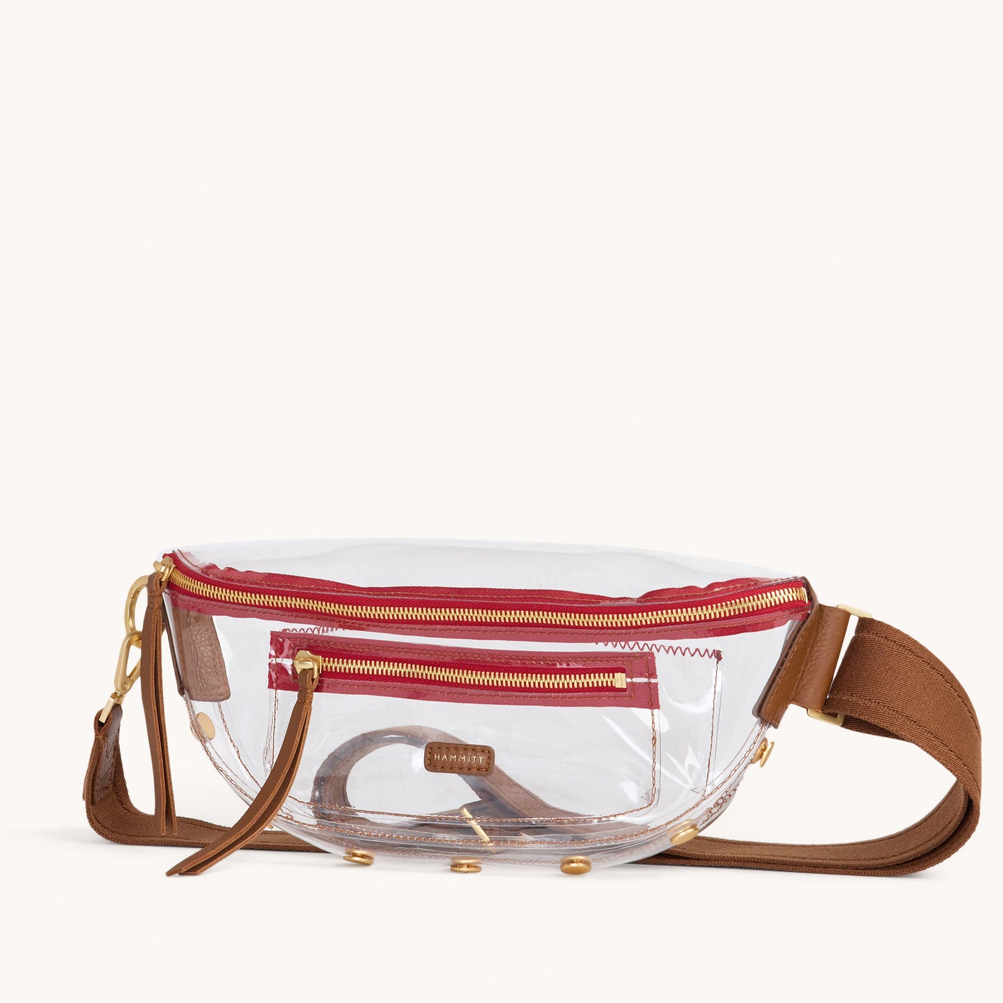 Charles-Crossbody-Med-Clear-MahoganyPebble-front-view