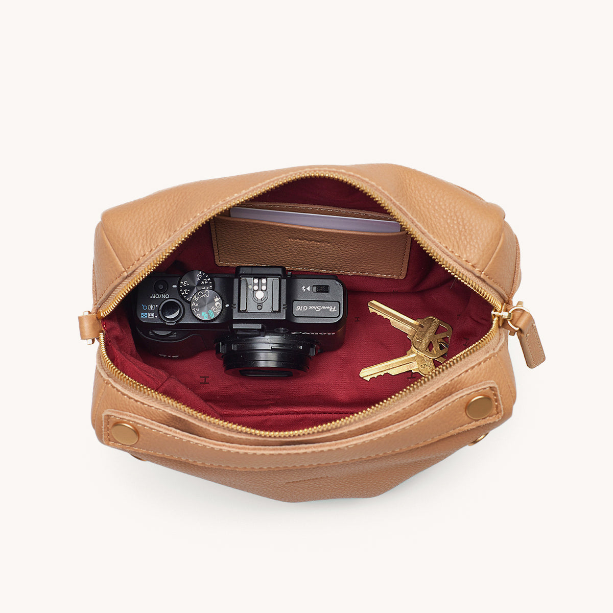 Evan-Crossbody-Toast-Tan-Interior-View