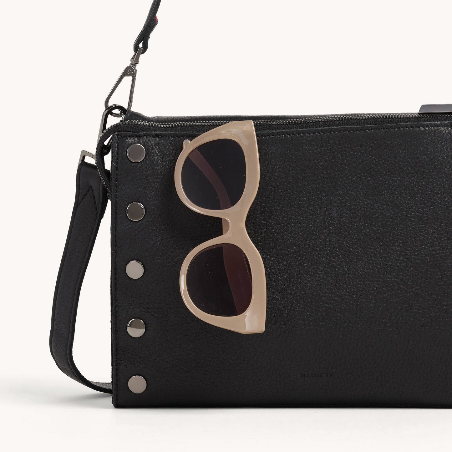 Montana Clutch | Black Lugano/Gunmetal | Lrg