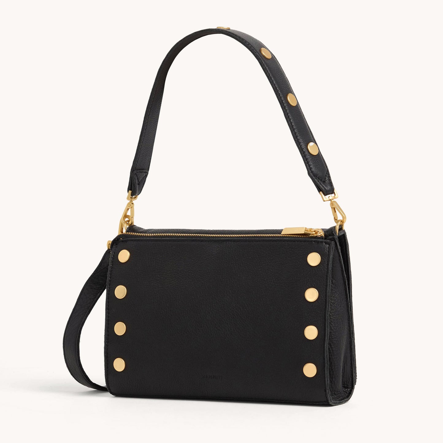 Montana Clutch | Black/Brushed Gold | Sml