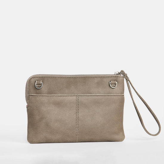 Nash Pewter | Small Leather Clutch/Wristlet | Hammitt – HAMMITT