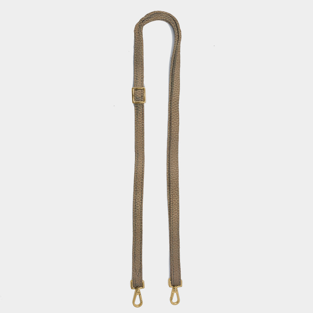 Slider Strap 0.5 Inch | Grey Natural/Brushed Gold