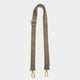 Slider Strap 1 Inch | Grey Natural/Brushed Gold