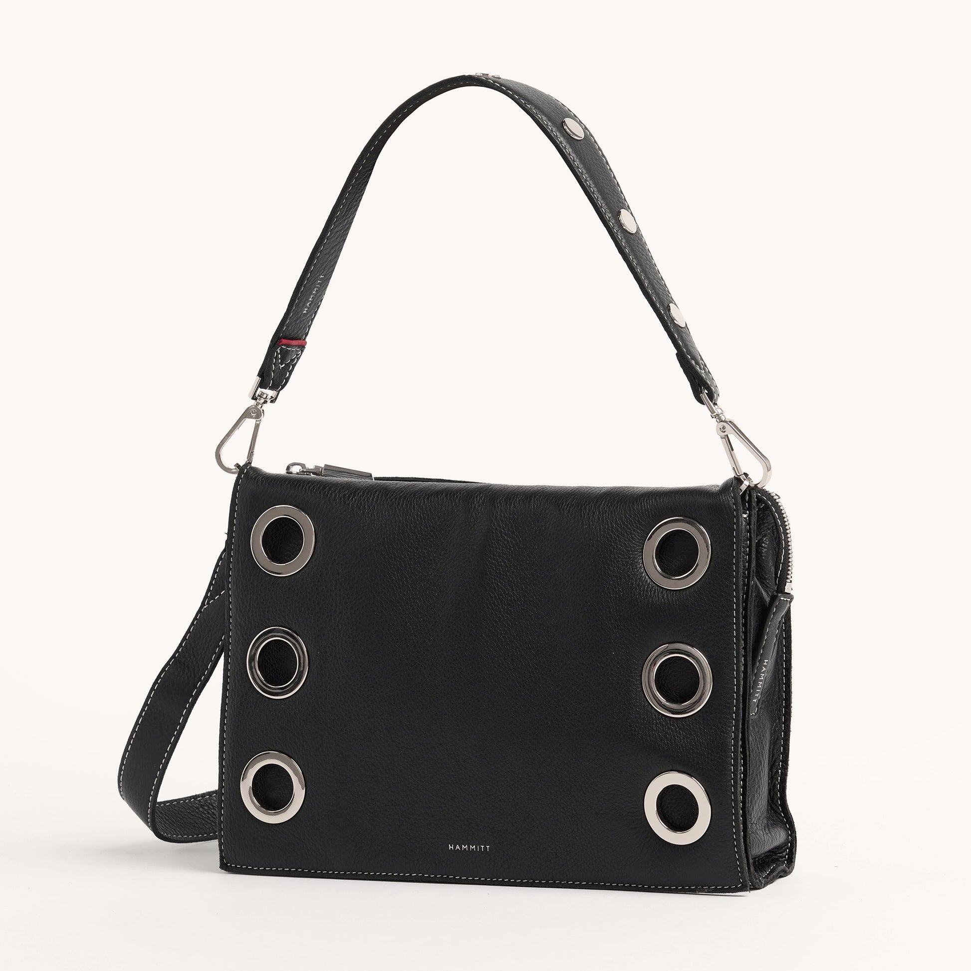 Montana-Clutch-Lrg-Tempo-Black-Front-View-2