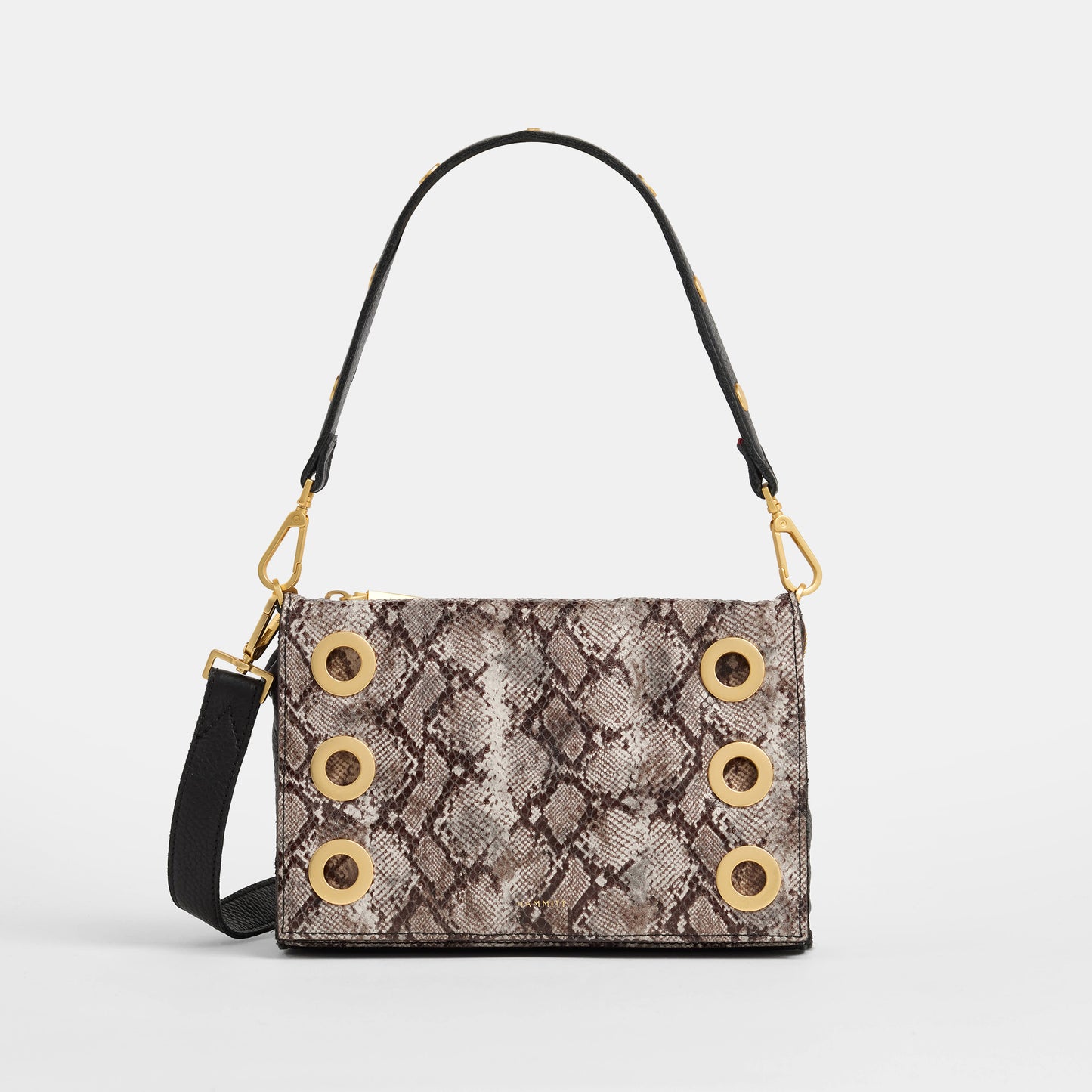 Montana-Clutch-Sml-Contrast-Snake-Front-View