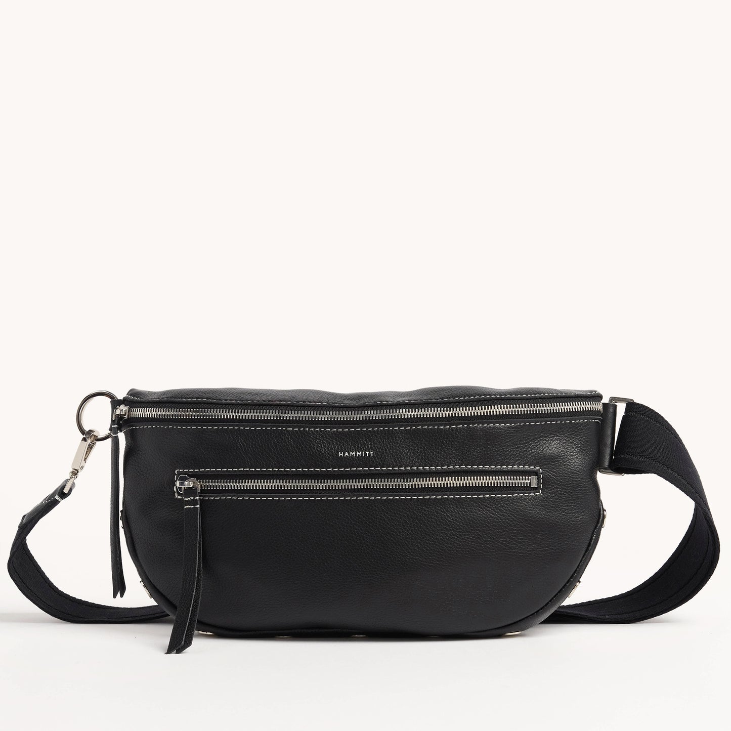 Charles-Crossbody-Lrg-Tempo-Black-Front-View