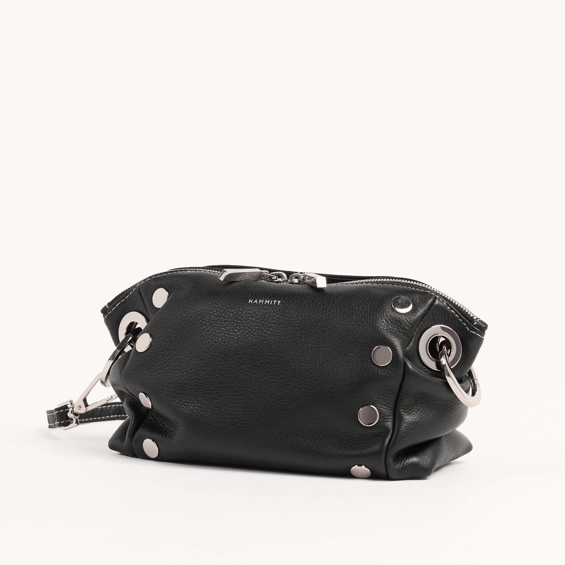 Daniel-Crossbody-Clutch-Sml-Tempo-Black-Front-View-2