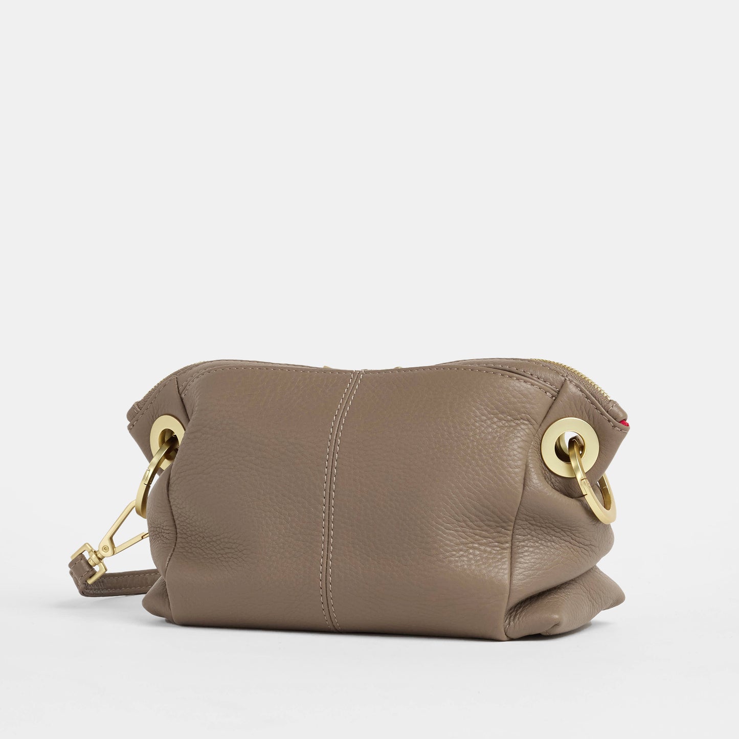 Daniel-Crossbody-Clutch-Sml-Sculpted-Taupe-Detail-View