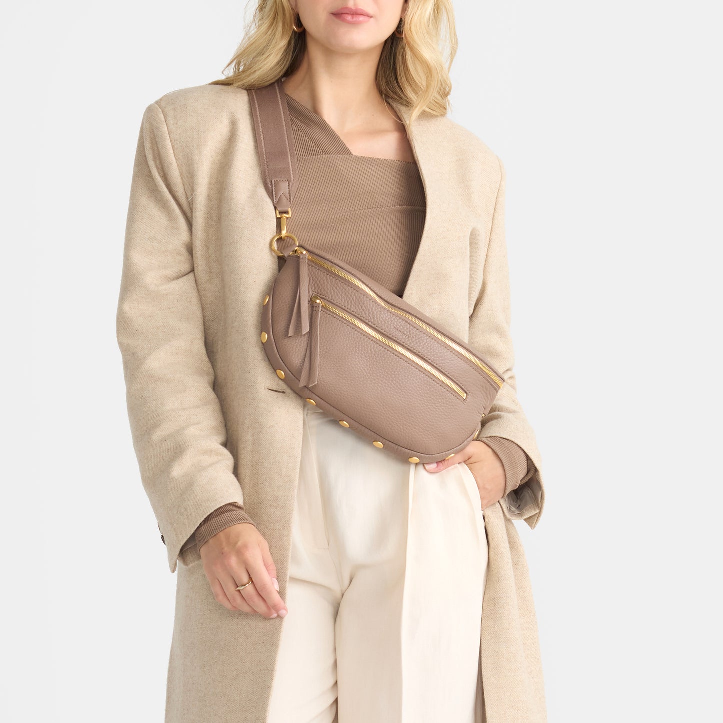 Charles-Crossbody-Lrg-Sculpted-Taupe-Model-View