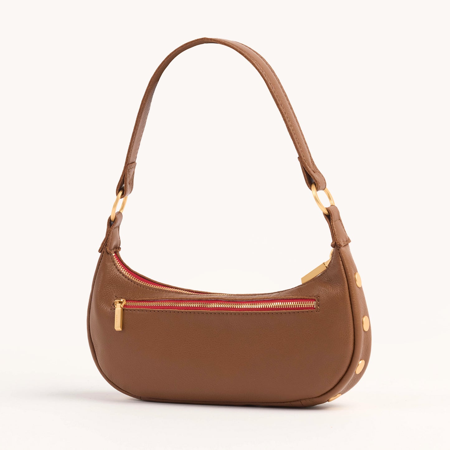 Becker-Sml-Mahogany-Pebble-BG-Red-Zip-Detail-View