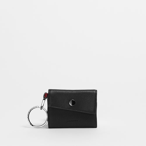 Coach, Accessories, Black Leather 4 Ring Key Holder