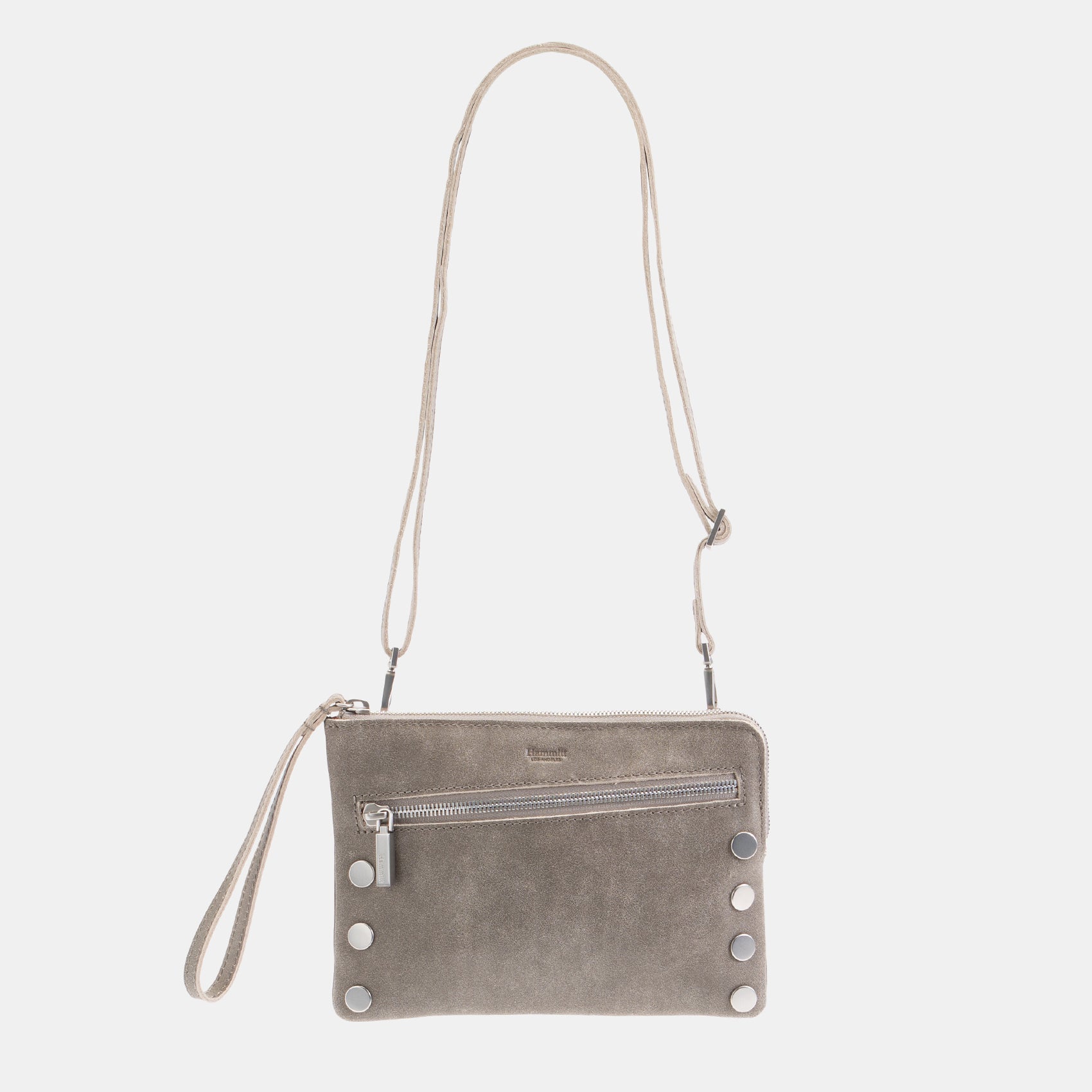 Nash Pewter | Small Leather Clutch/Wristlet | Hammitt – HAMMITT