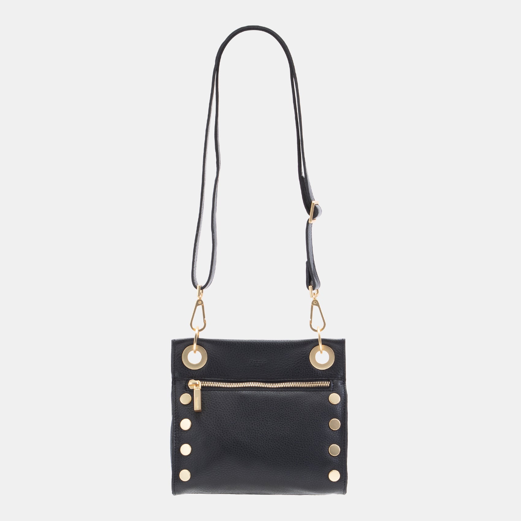 Tony Black/Gold | Women's Small Leather Crossbody Bag | Hammitt